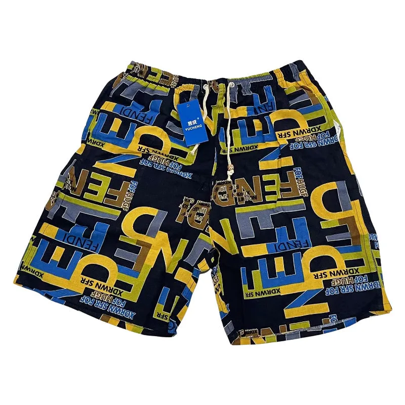 Printed Men's Beach Shorts