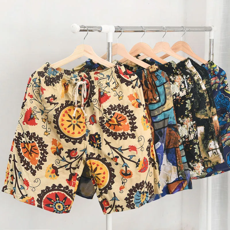 Printed Men's Beach Shorts
