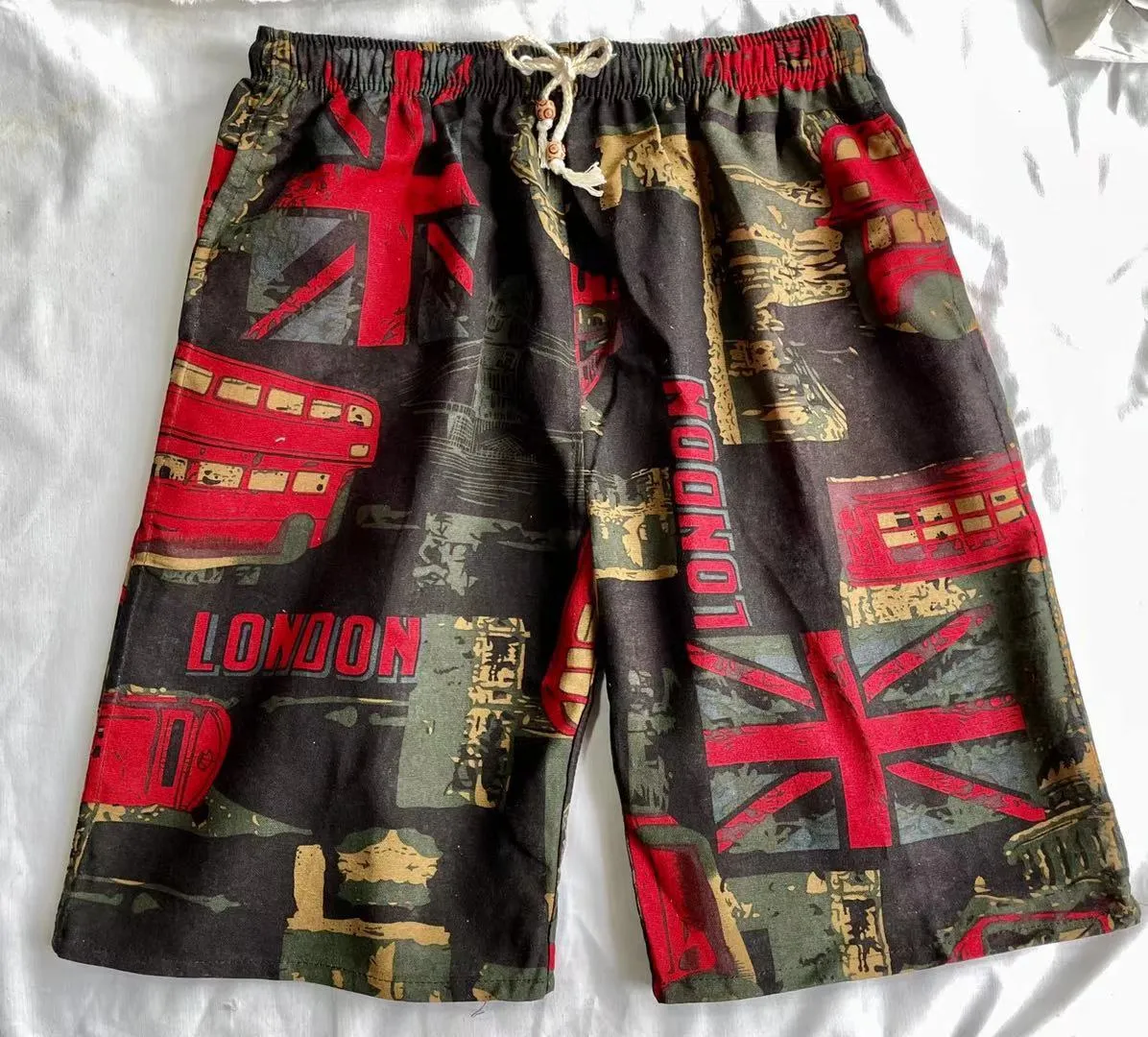 Printed Men's Beach Shorts