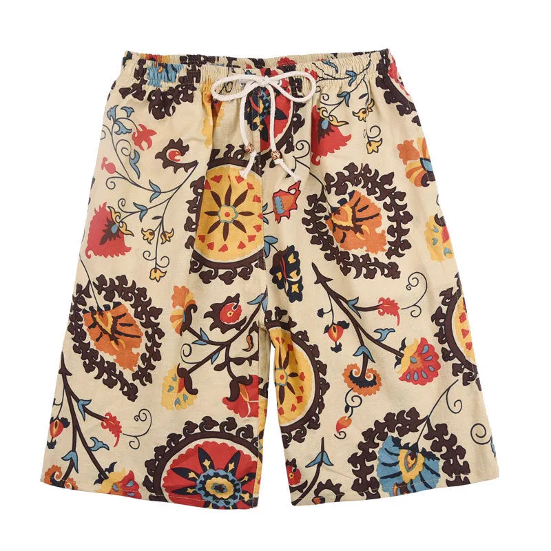 Printed Men's Beach Shorts