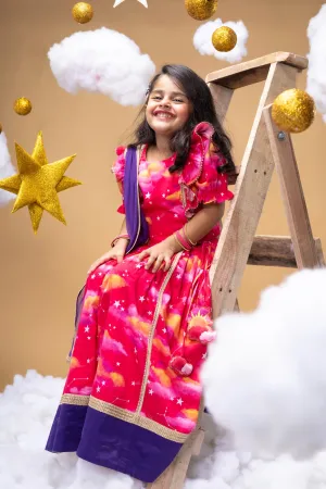 Promise Of A New Dawn - Lehenga, Blouse and Dupatta Set