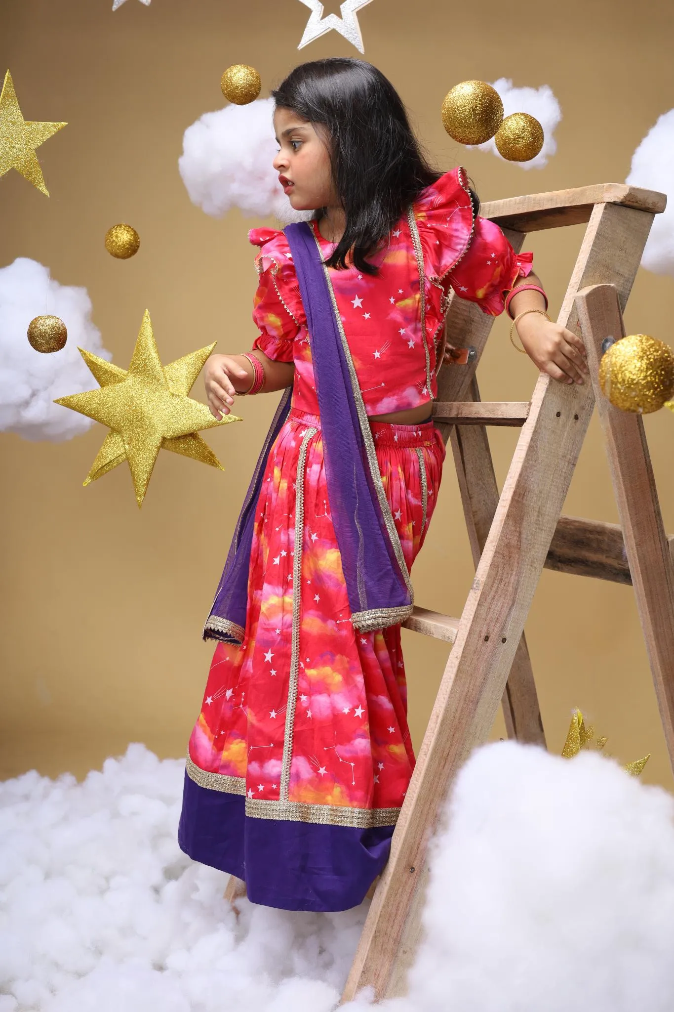 Promise Of A New Dawn - Lehenga, Blouse and Dupatta Set