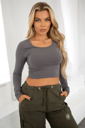 "You Know the Vibes" Crop Top