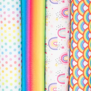 Rainbow Printed Felt Collection/ Sheets