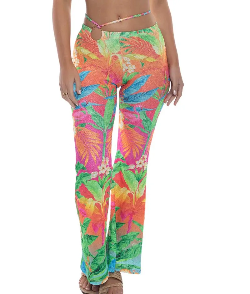 Ring Tank-Flared Pants Bikini ::RET