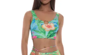 Ring Tank-Flared Pants Bikini ::RET