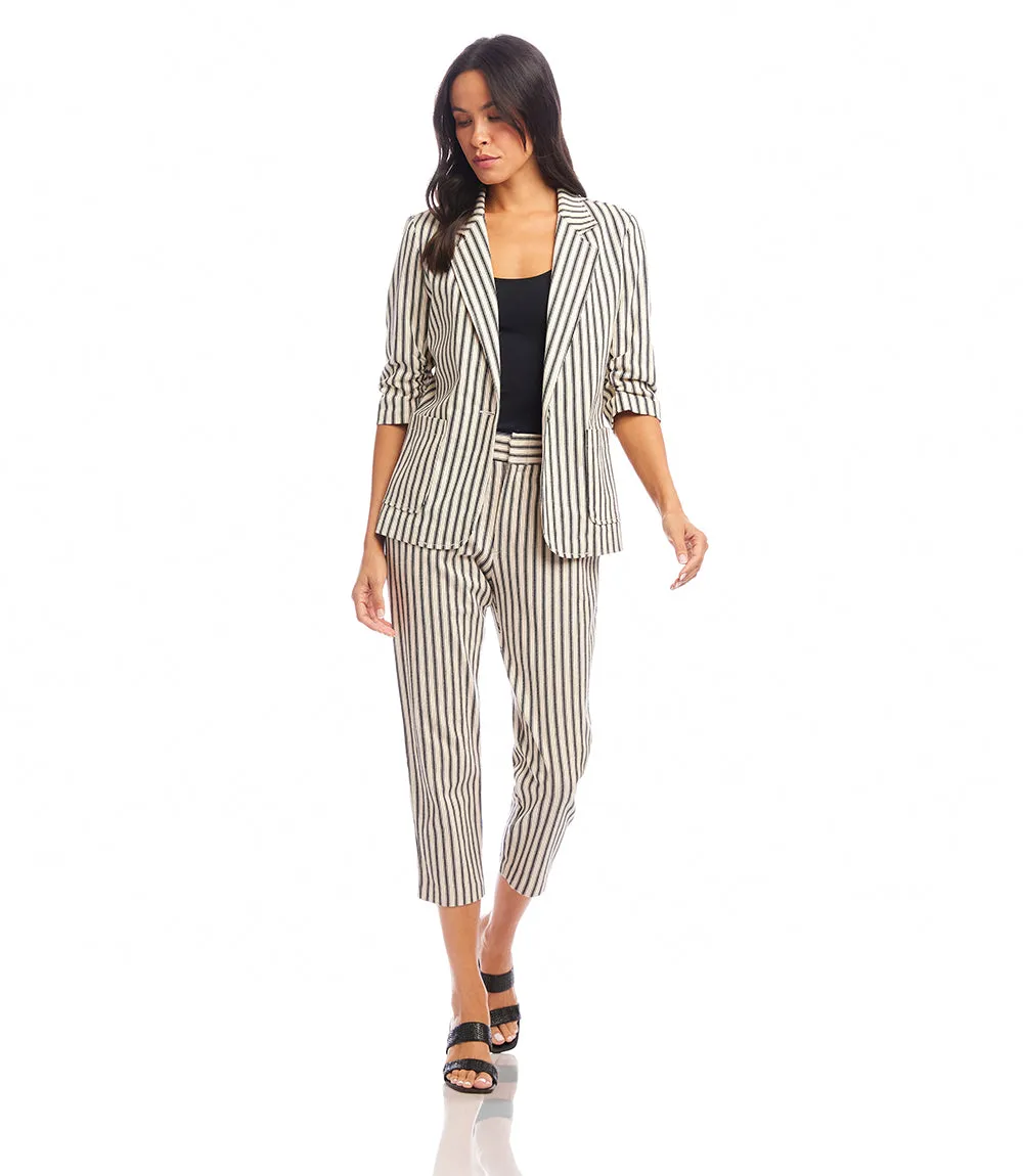 Ruched Sleeve Jacket