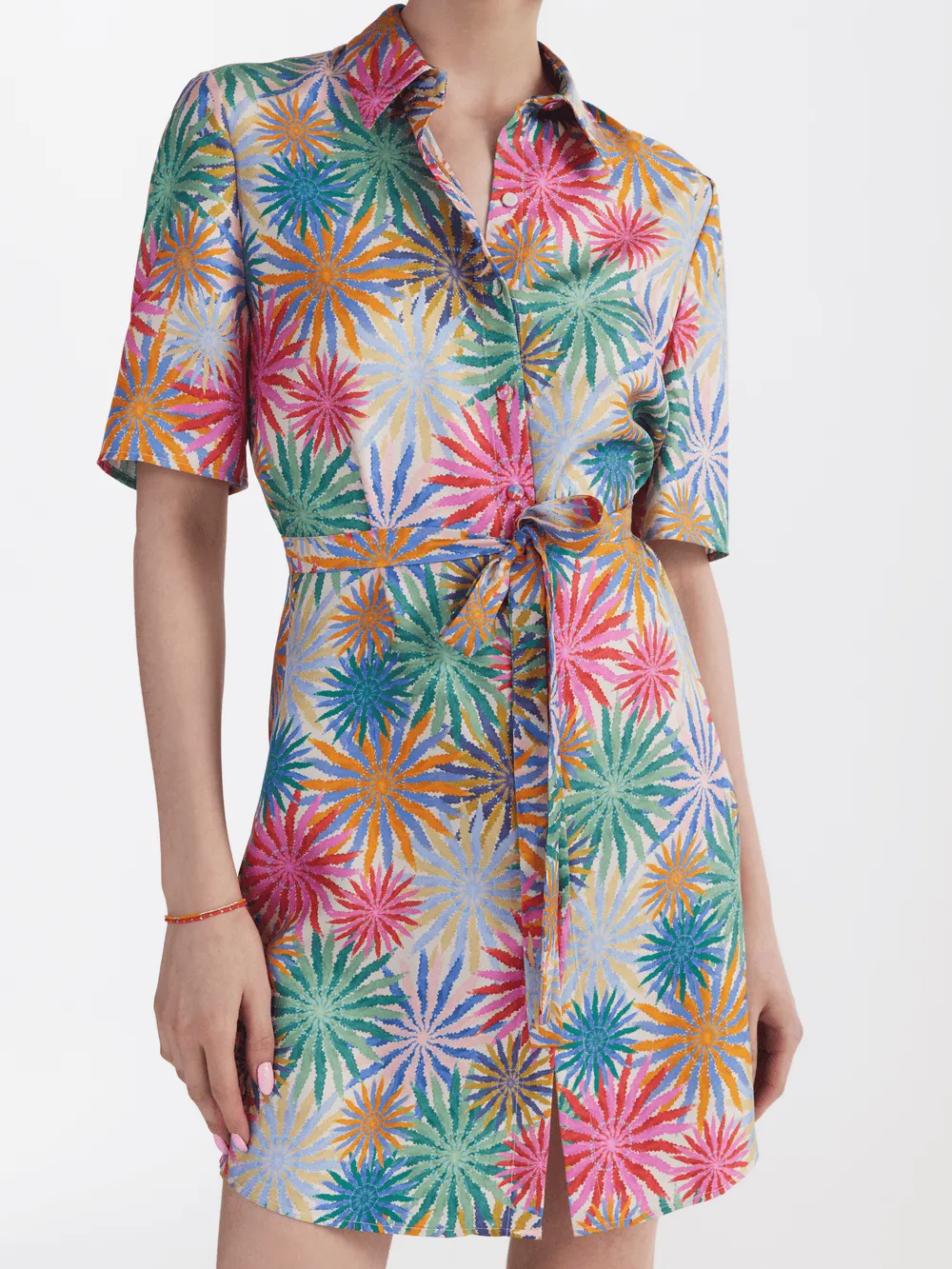 Saloni Jeri Dress In Whirlpool