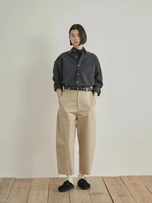 Sand Gaba Tapered Pleated Trouser In Beige