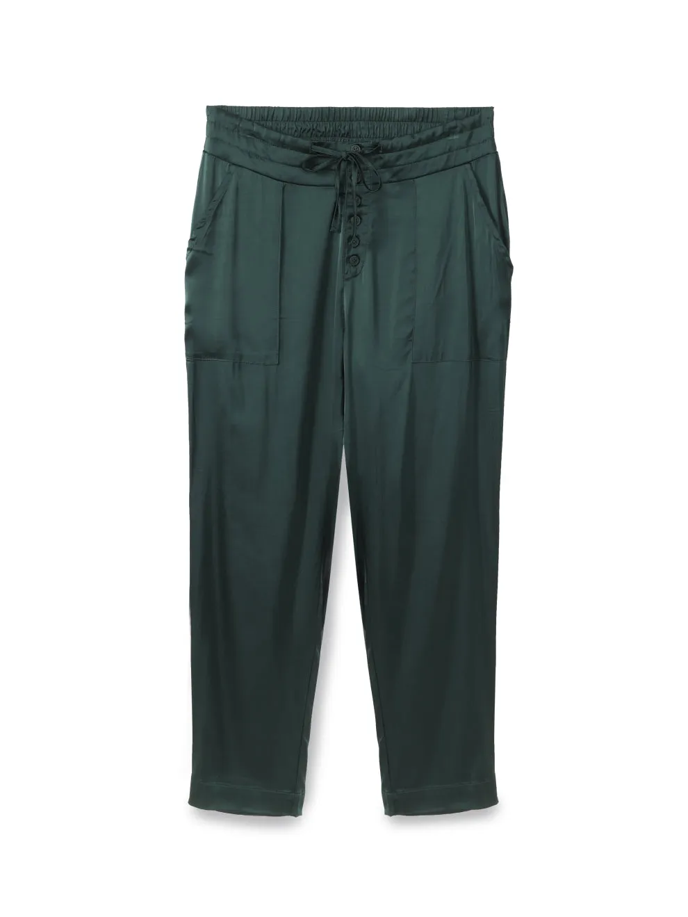 Satin rubber pants