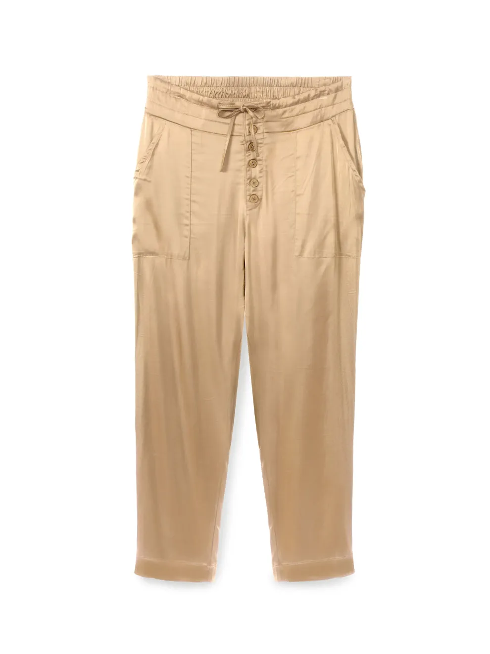 Satin rubber pants