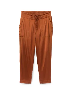 Satin rubber pants