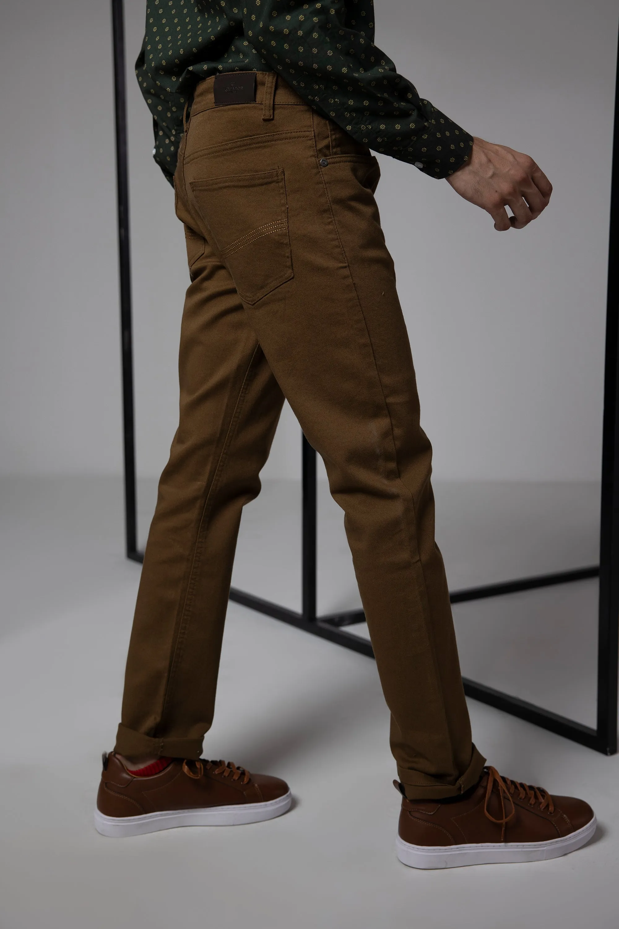 Sepia Cotton Pants
