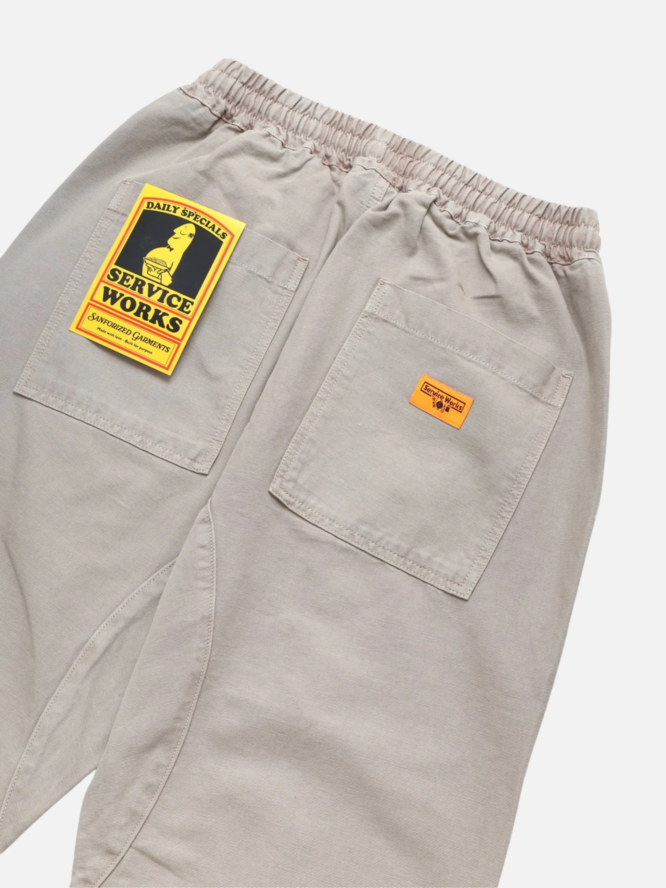 Service Works Canvas Chef Pant - Stone