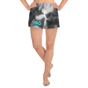 Shorts ~ Jr Hawks Graffiti Tie-Dye Women's Athletic