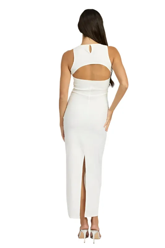 SLEEVELESS CUT OUT MIDI DRESS
