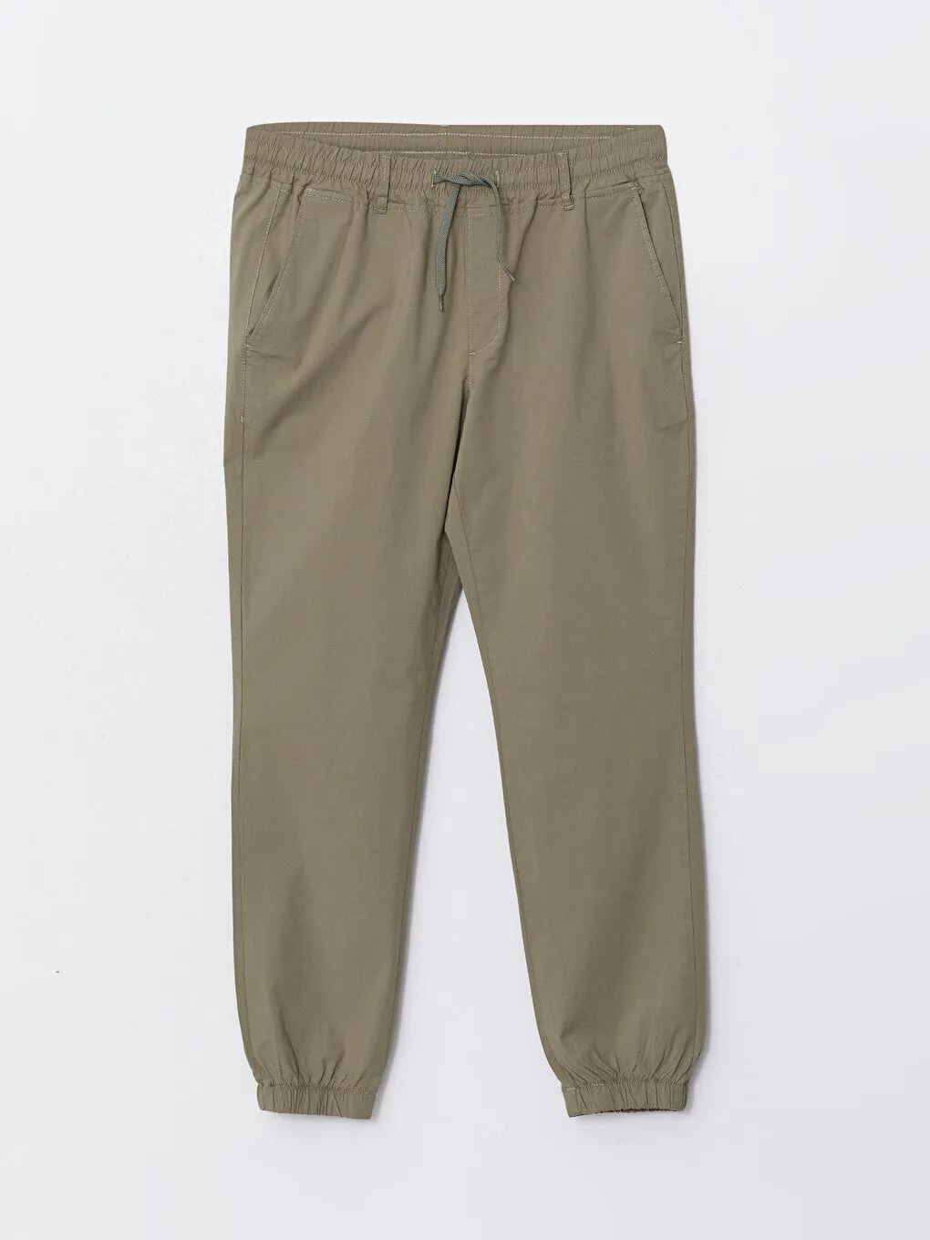 Slim Fit Gabardine Men's Chino Trousers