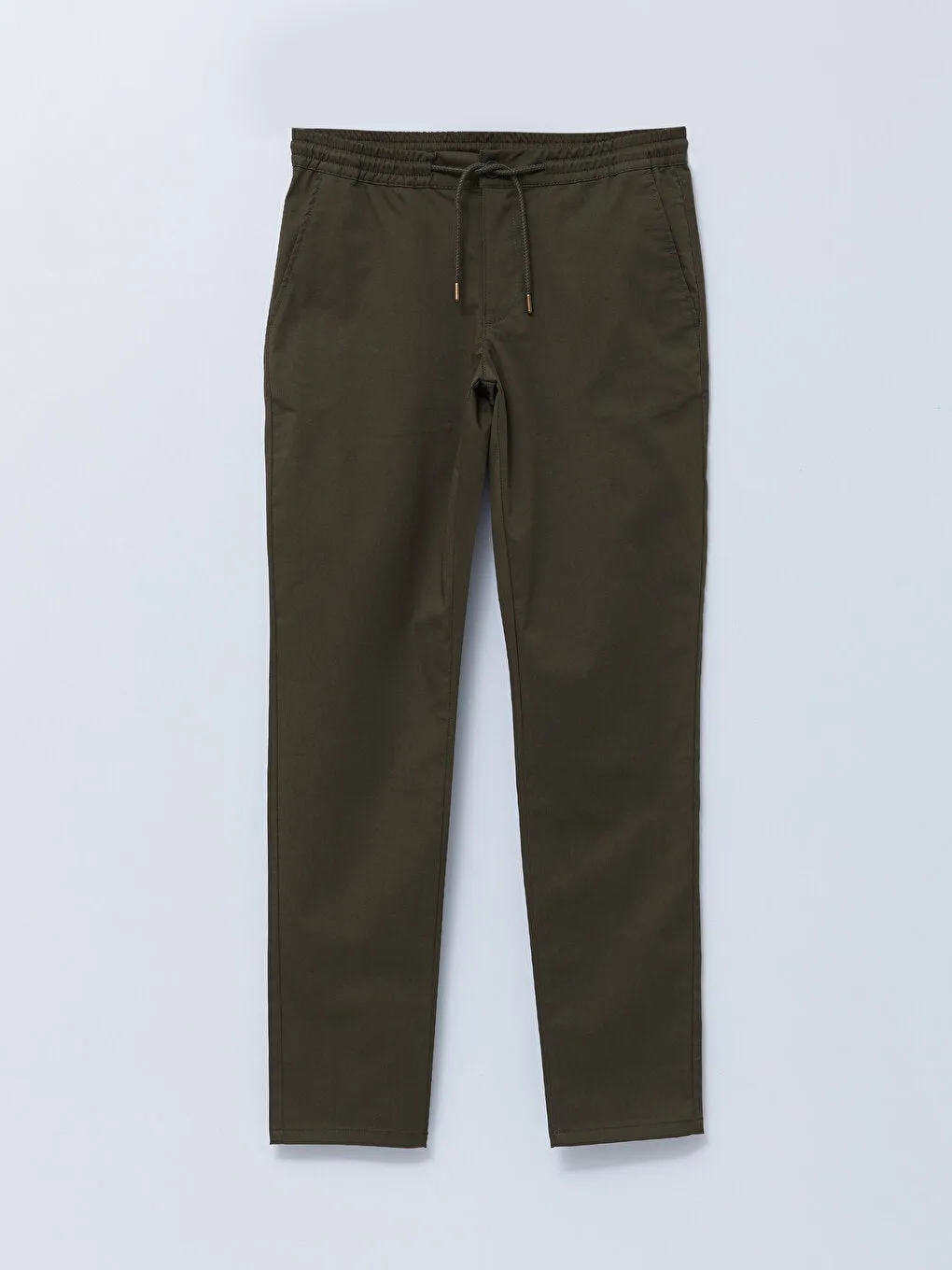 Slim Fit Gabardine Men's Chino Trousers