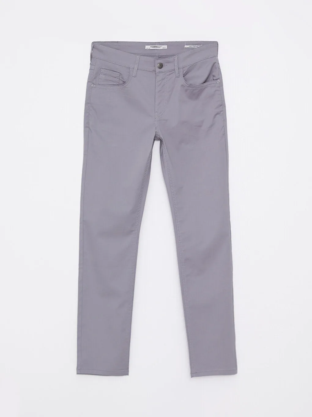 Slim Fit Gabardine Men's Chino Trousers