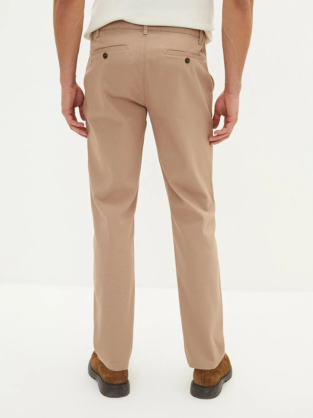 Slim Fit Gabardine Men's Trousers