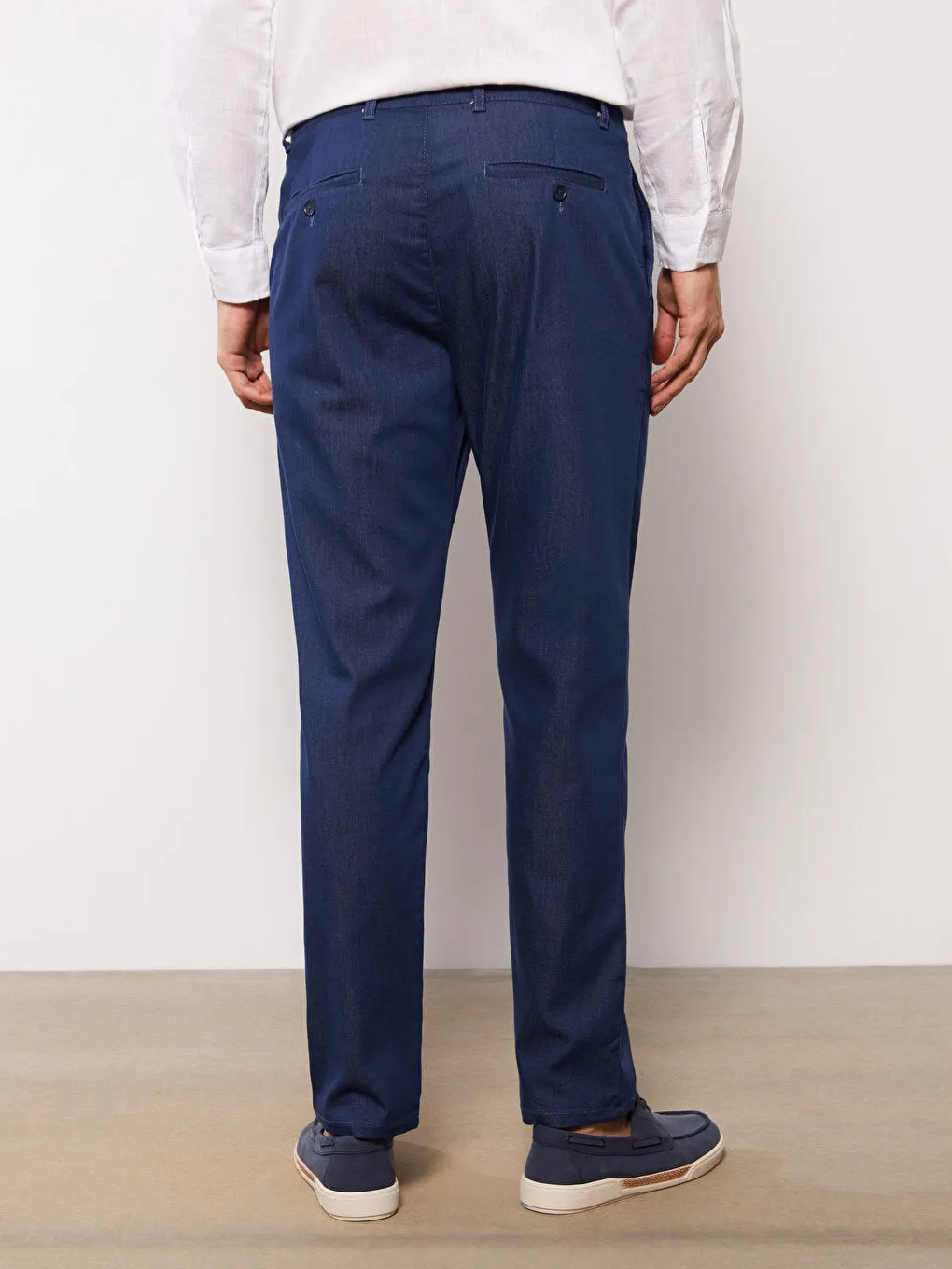 Slim Fit Gabardine Men's Trousers