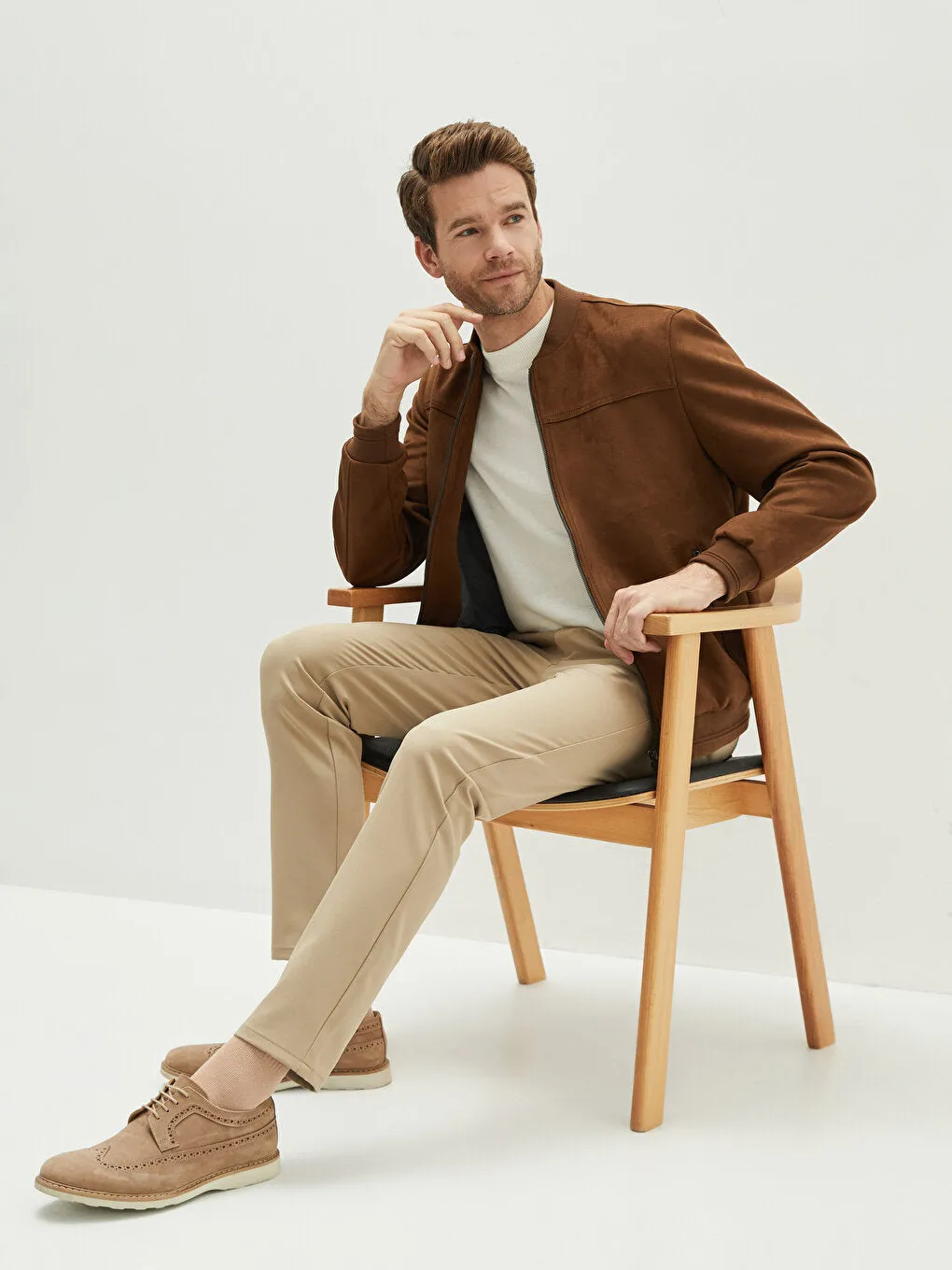 Slim Fit Men's Chino Trousers