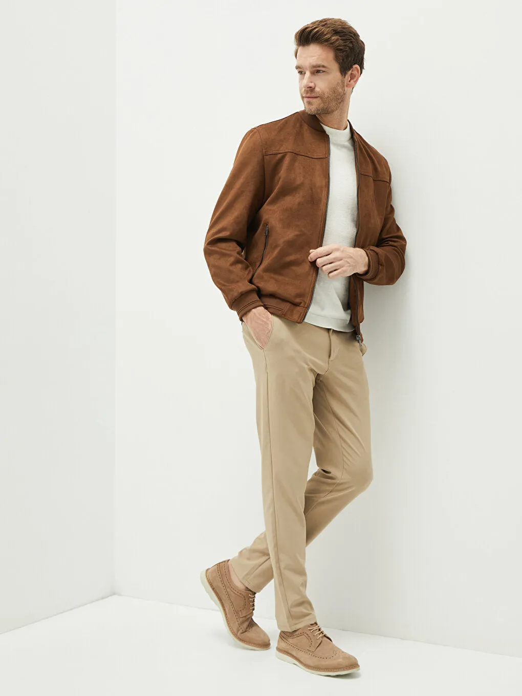 Slim Fit Men's Chino Trousers