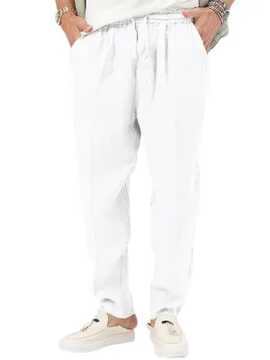 Solid Color Casual Loose Thin Jogger Pants
