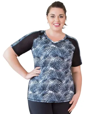 Spirit Short Sleeve Top - Black/White