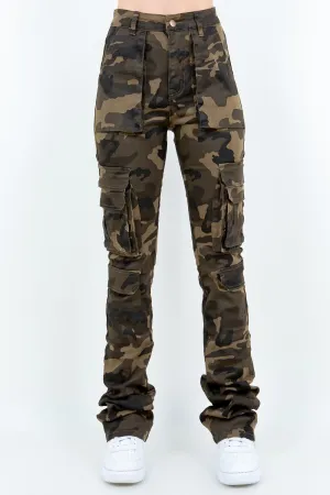 Stacked Cargo Pants
