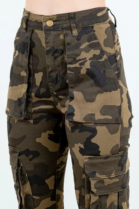 Stacked Cargo Pants