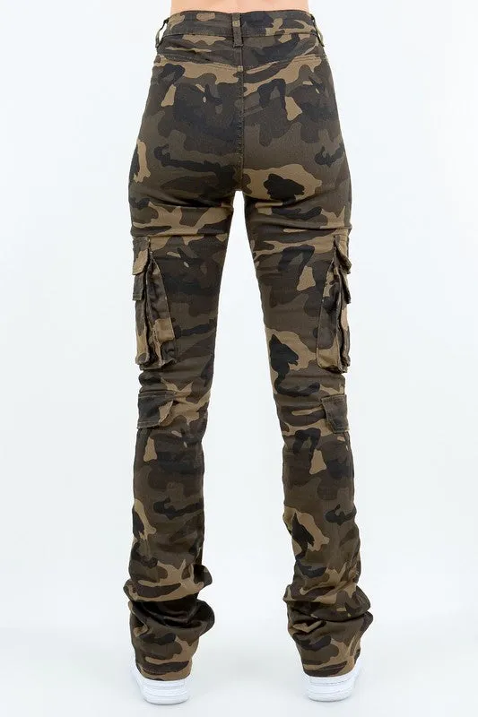 Stacked Cargo Pants