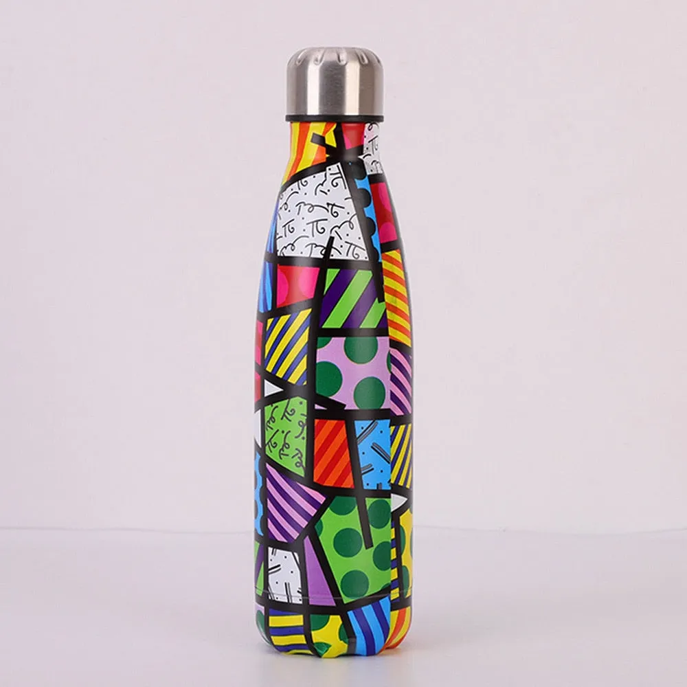 Stainless Steel Vacuum Insulated Flask Sports Water Bottle