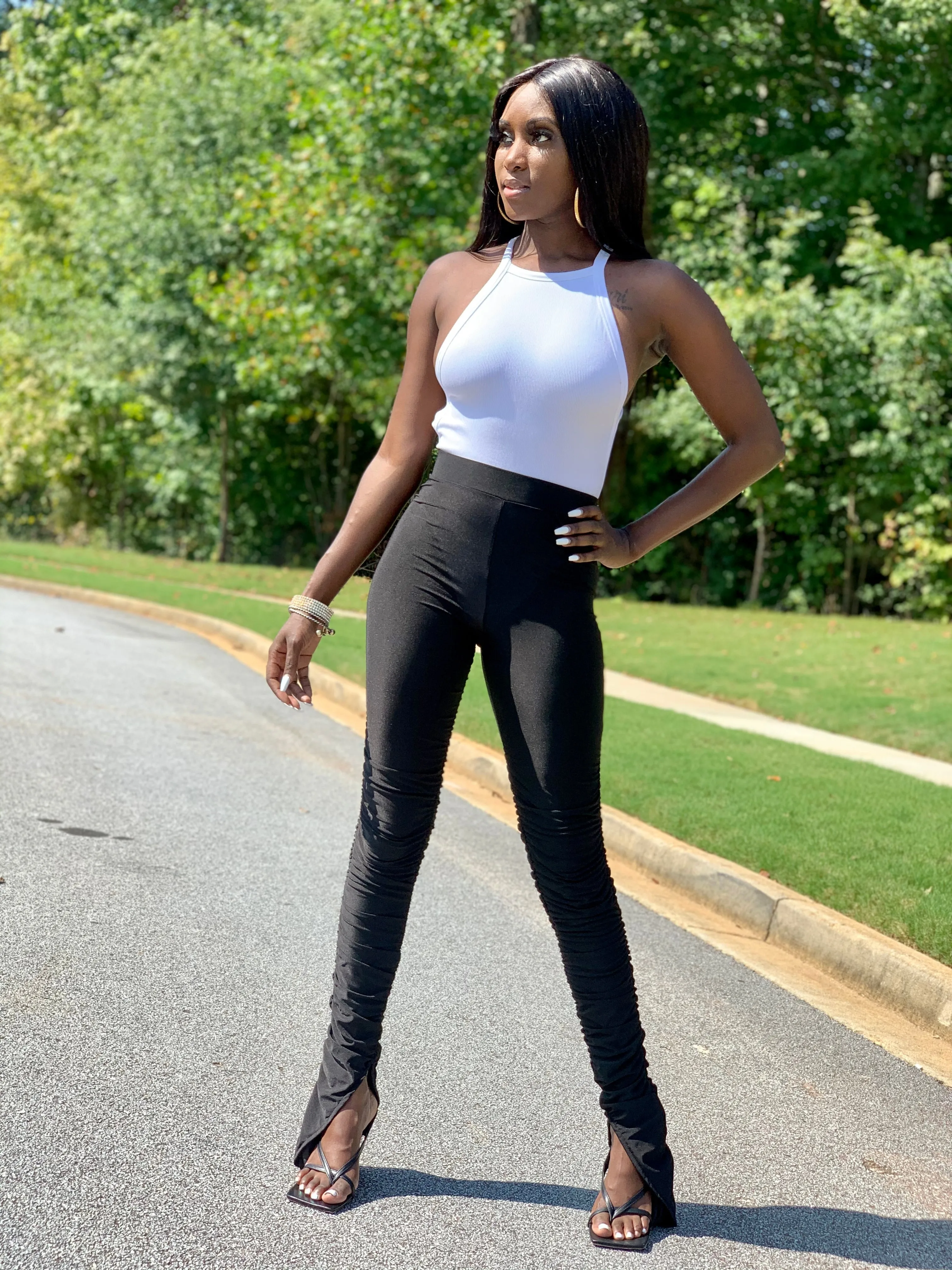 Stay Stacked Pants | Black - FINAL SALE