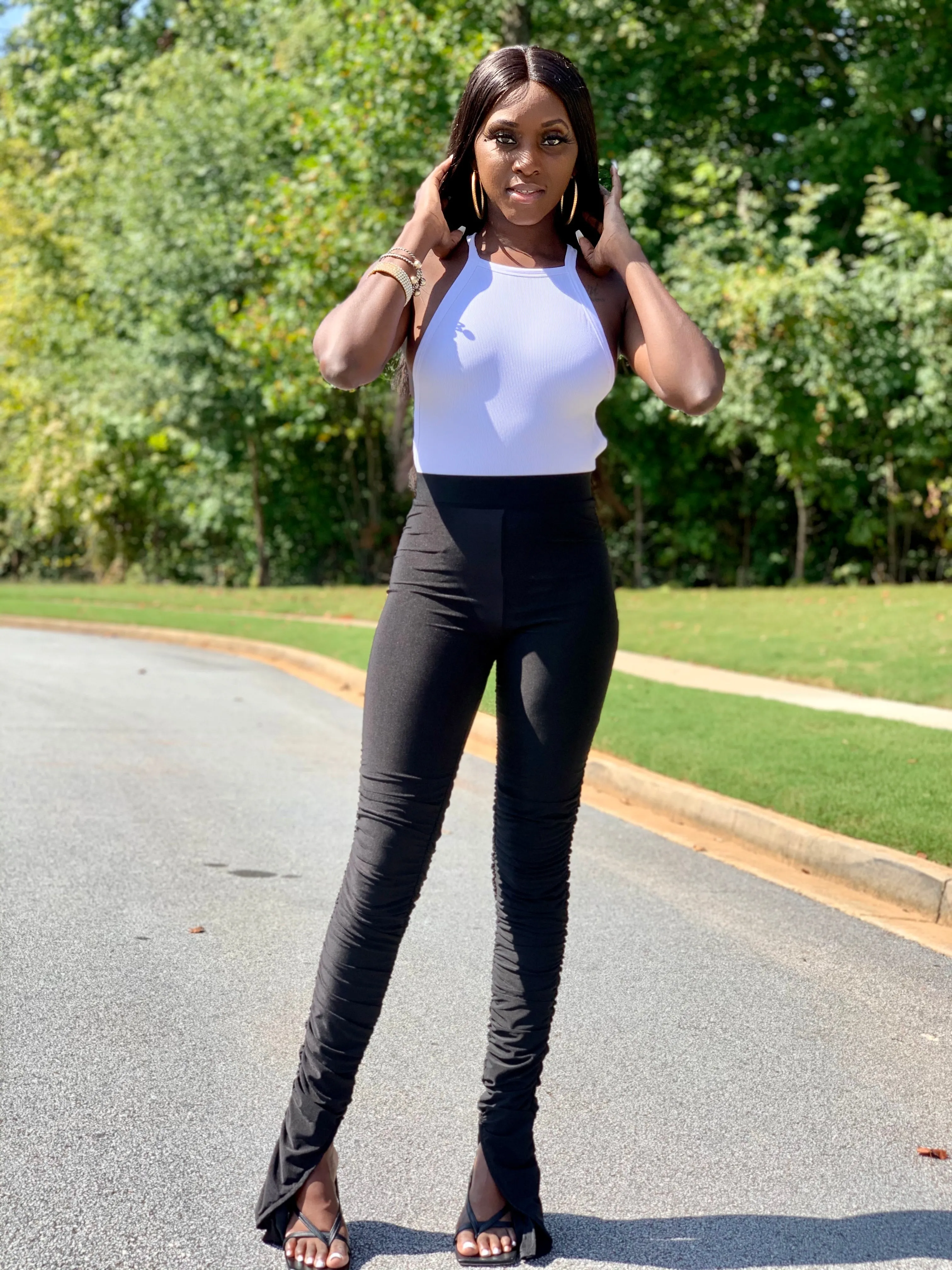 Stay Stacked Pants | Black - FINAL SALE