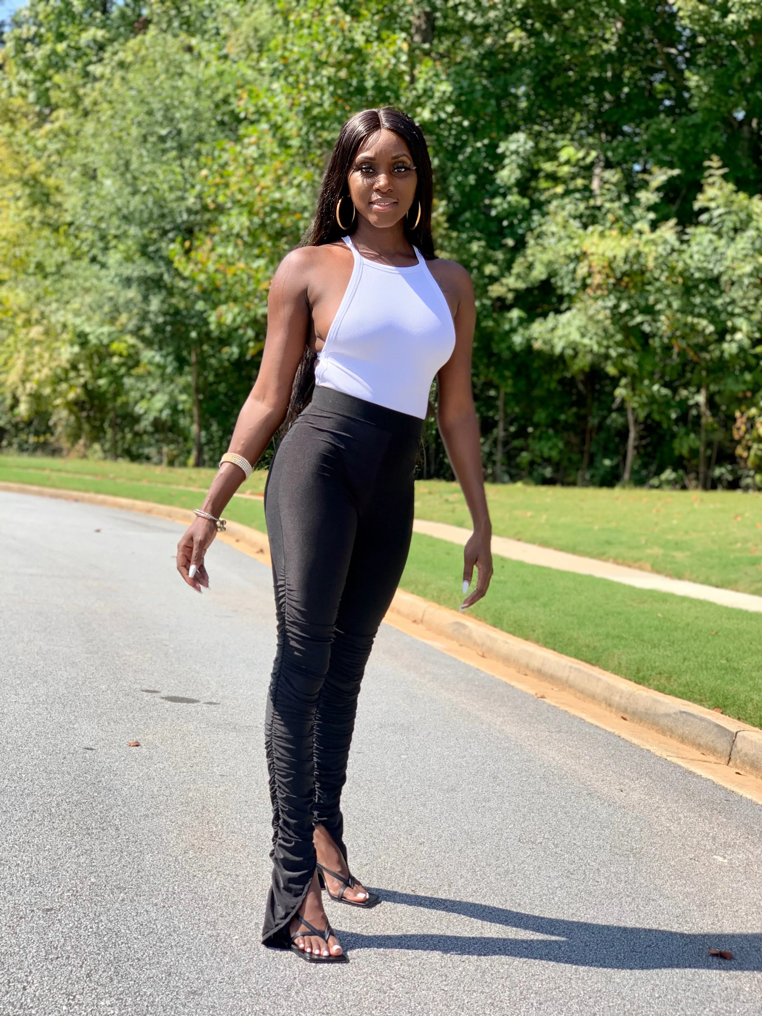 Stay Stacked Pants | Black - FINAL SALE