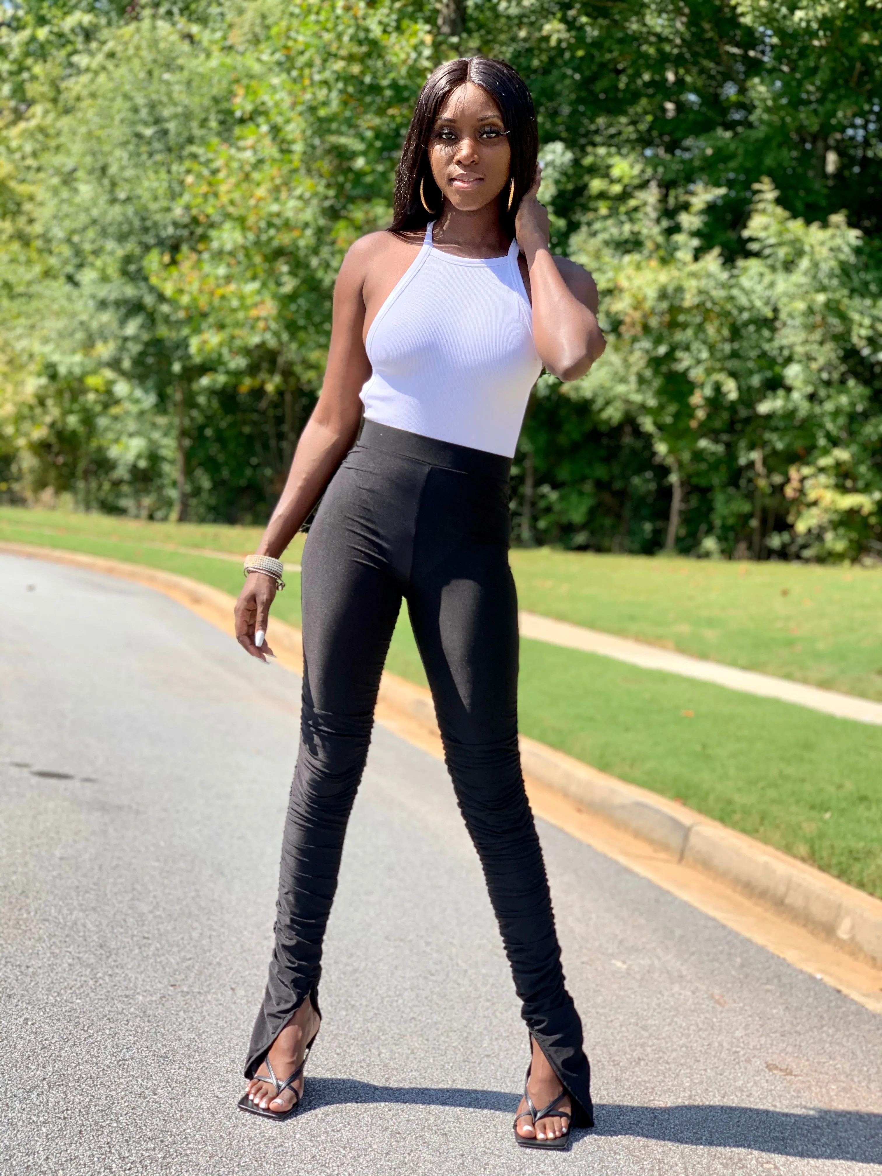 Stay Stacked Pants | Black - FINAL SALE