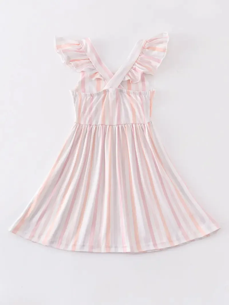 Stripe Ruffle Dress