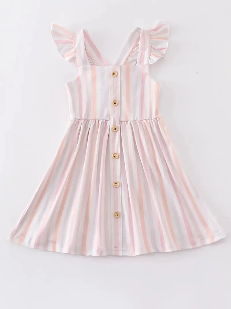 Stripe Ruffle Dress