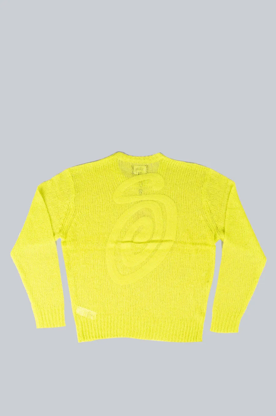 STUSSY S LOOSE KNIT SWEATER LIME