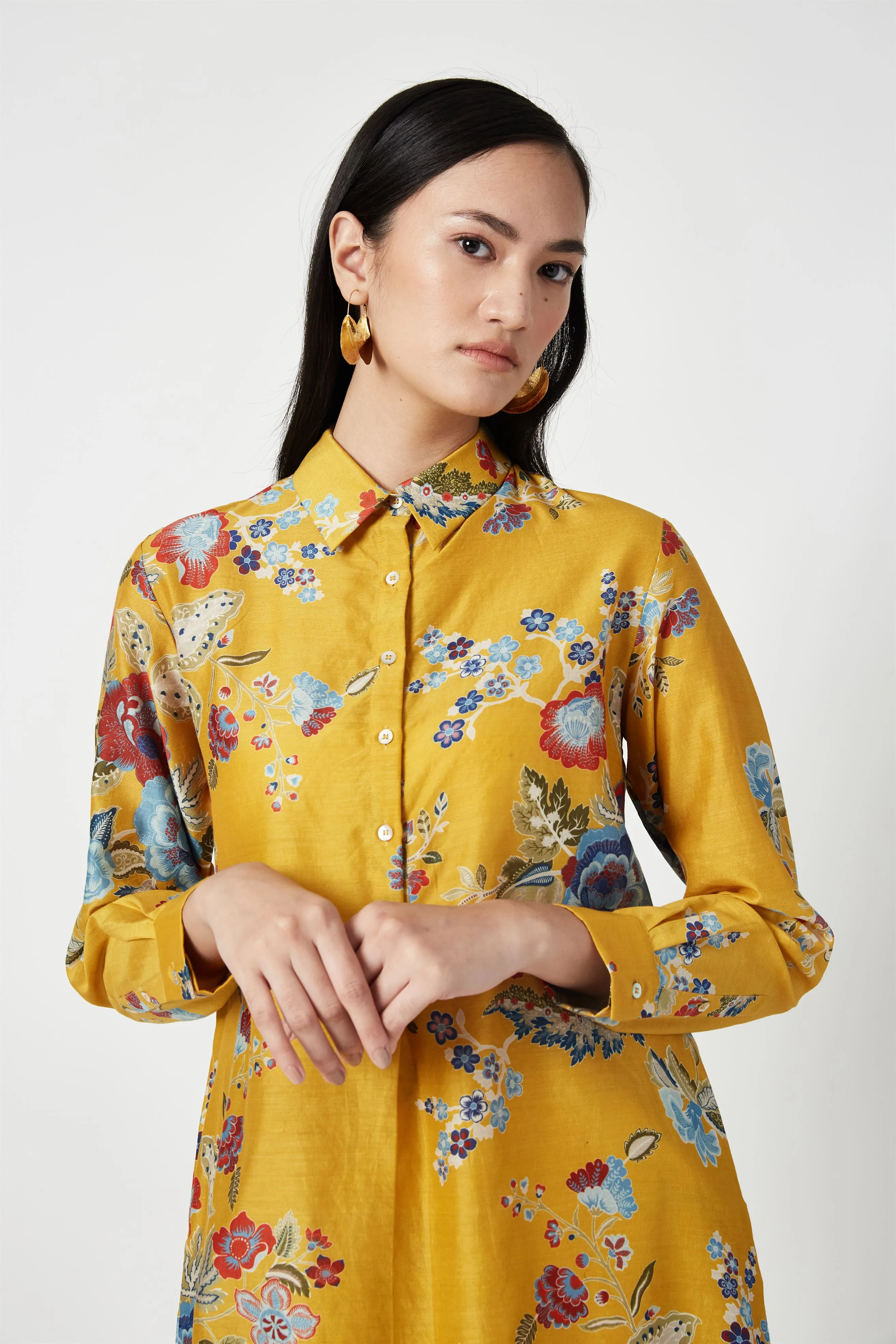 Summer Kurta Set Cupro Cotton Bintan Printed-Fashion Edit Java 3-9JV-126A-Payal Pratap