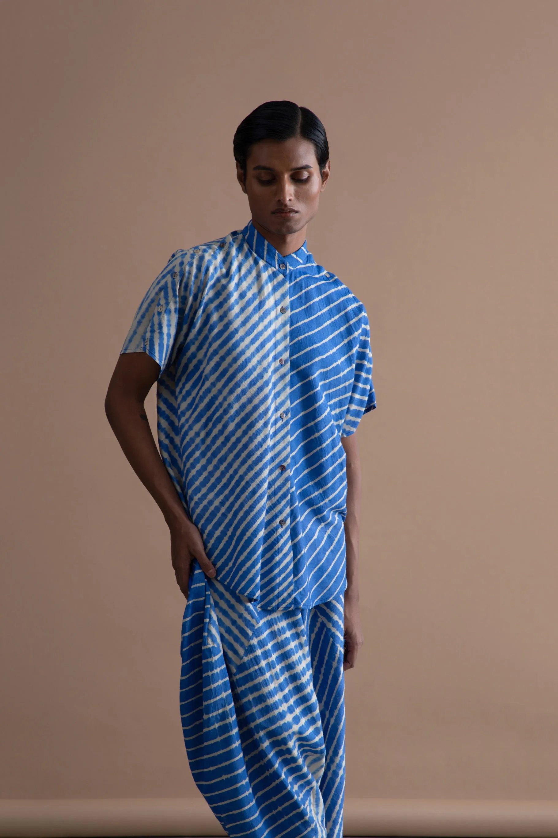 Summer Shirt Cyprus Tussar Silk Fashion Edit Kai-20C Urvashi Kaur