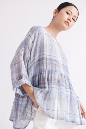 summer top line gauze check-SS2025-42-fashion edit-the plavate