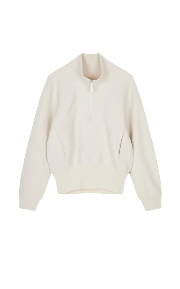 Sweatshirt/JNBY Cotton Blend Air Layer Pullover