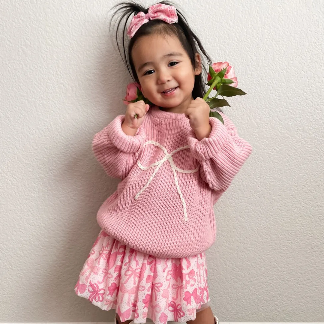 Sweet Wink Coquette Bow Tutu - Girls Dress Up Skirt