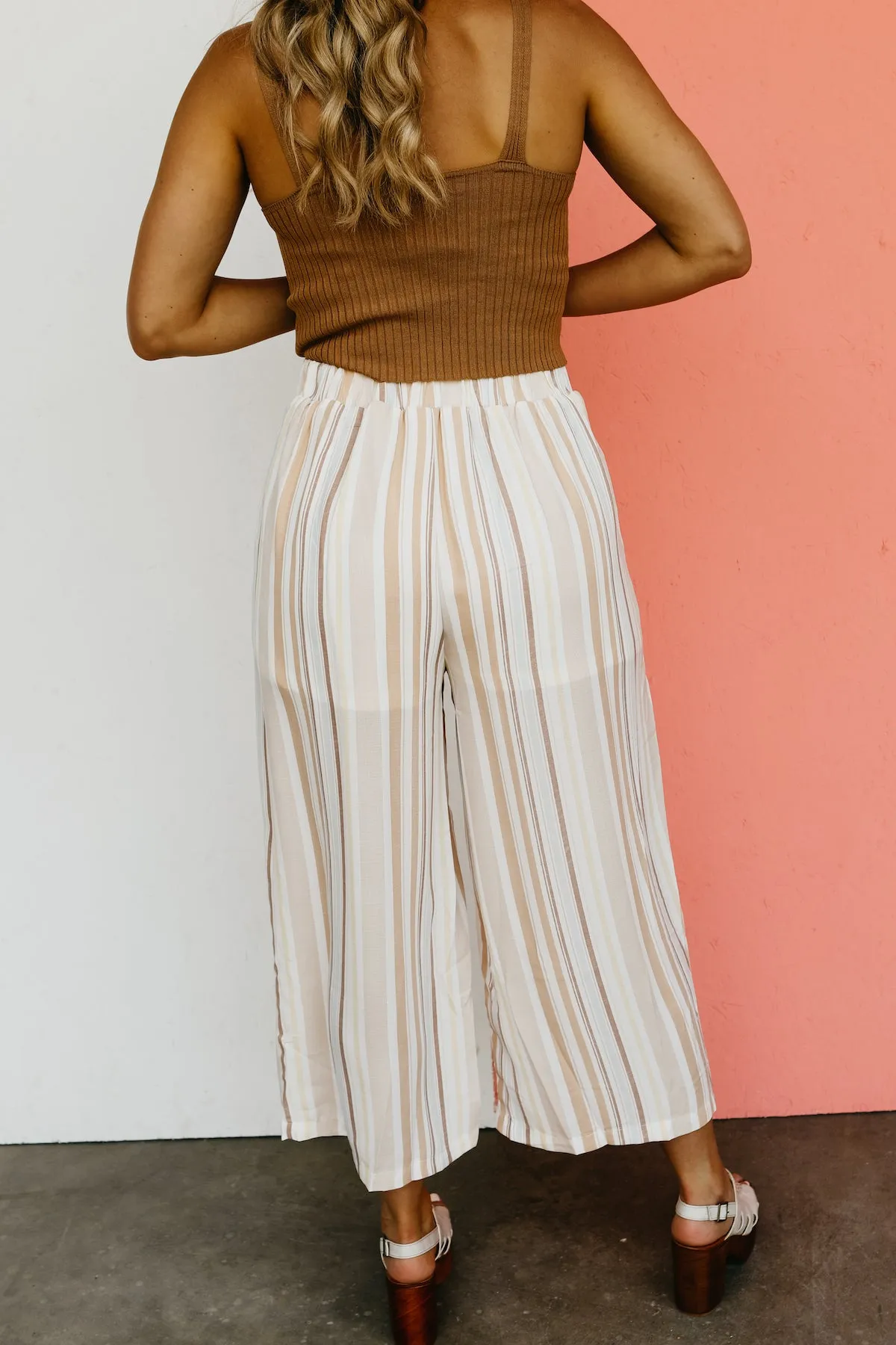 The Emmalyn Striped Wide Leg Pants - FINAL SALE
