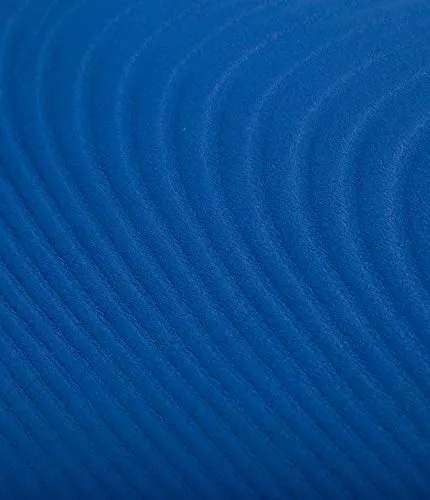 The True Mat Yoga and Exercise Mat (10-12 mm Thick; 6 x 2 Feet), Ocean Blue