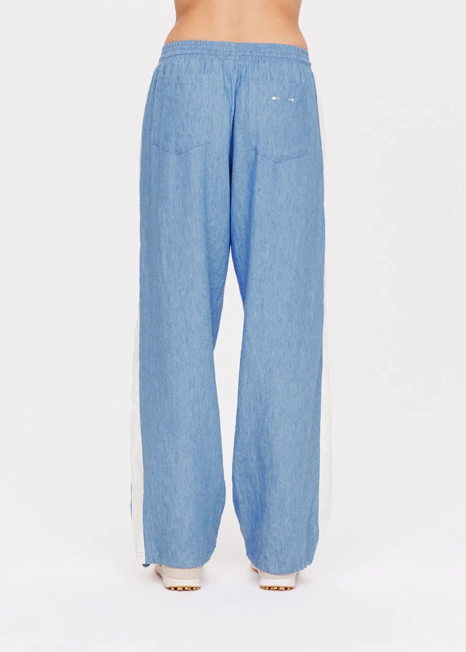 The Upside Oracle Luther Pant in Blue/Denim