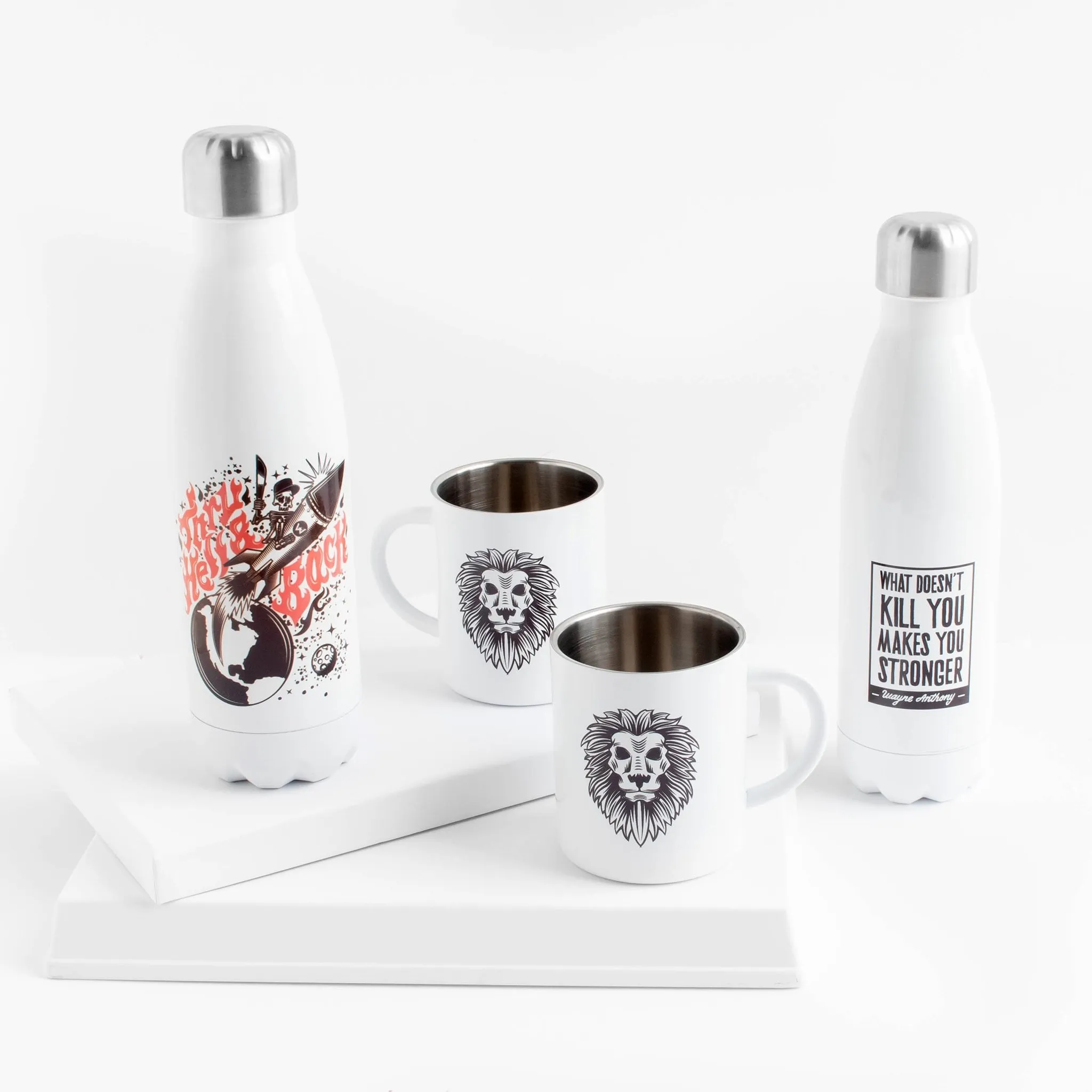 Thru Hell & Back Stainless Water Bottle