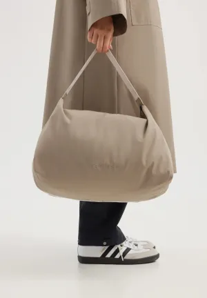 Triangle Tote Bag Cloud - beige taupe